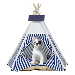 Tipi | Tienda para Mascotas De Tamaño Mediano - Cama para Perros | Gatos con Almohadas - Tiendas De Campaña | Casas para Mascotas con Almohada Gruesa  características