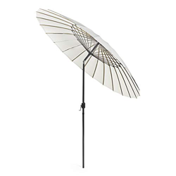 VonHaus Sombrilla Shanghai de 2,7 m Marfil - UV30+ Inclinable, Sombrilla Color Crema para Jardín en oferta