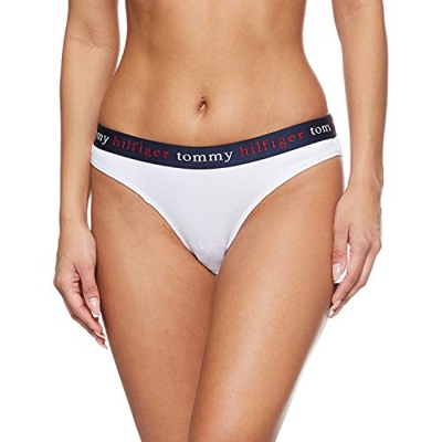 Tommy Hilfiger Bikini Slip, Blanco (Pvh Classic White), SM para Mujer