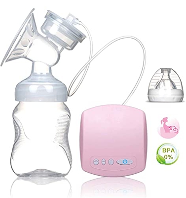 Extractor de leche materna eléctrico individual, USB portátil, recargable, extractor de leche materna para lactancia, automático, de poco ruido, sin B