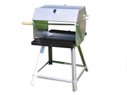 Goingfast Parrilla para asar con 2 pinchos para 14 raciones sin motor. características