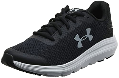 Under Armour Surge 2, Zapatillas para Correr Hombre, Negro (Black/Mod Gray 001), 42 EU