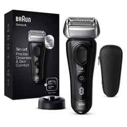 Braun Series 8 Afeitadora Eléctrica Hombre, Máquina de Afeitar Barba con Recortadora de Precisión, Tecnología Sónica, Cabezal de 40° y Cabezal 3en1, F precio