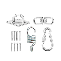 YING-pinghu Accesorios de Barco Hardware náutico Silla de Hamaca Ultimate Colgando Accesorios Kit 500 LB Capacidad Hamaca Spring, Gancho Giratorio y M precio