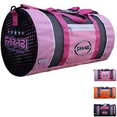 Farabi Sports Fitness Equipo de Entrenamiento Bolsa de Gimnasia, Artes Marciales Mixtas, Boxeo Gear Bag, Bolsa de formación Gear Bolsa de Viaje (Pink)