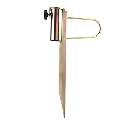 Oumefar Paraguas AnchorEarth Anchor, 1 Pieza de Hierro, Sol, Playa, Pesca, sombrilla, Soporte de Suelo, Giratorio, Arena, sombrilla, Arco para sombril