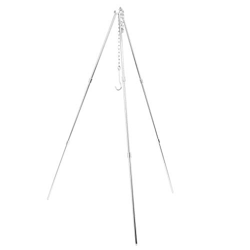 Trípode de la Barbacoa, Plata Robusta del Trípode de la Comida Campestre de la Aleación de Aluminio para las Comidas Campestres para Acampar en oferta