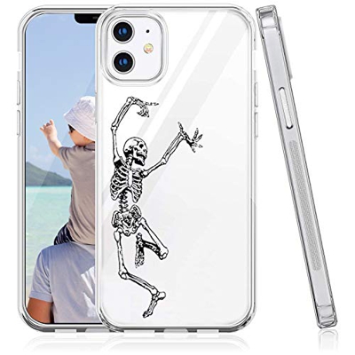 Suhctup Funda Compatible para iPhone 12 Fundas, Transparente Dibujos Protección Carcasa Suave Silicona Gel TPU Bumper Ultra-Delgado Antigolpes Case Co