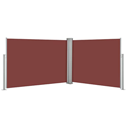 Marrón 100% poliéster con Recubrimiento de PU + Estructura de Acero + Rodillo de Aluminio Toldo Lateral retráctil marrón 100x1000 cmCasa y jardín Jard en oferta
