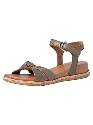 Tamaris 1-1-28280-36, Sandalia Mujer, Verde Oliva, 39 EU