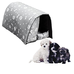 Casa para mascotas casa impermeable para gatos al aire libre refugio para perros jaula para mascotas engrosada cálida tienda plegable para gatos y per en oferta