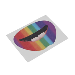 la Etiqueta Engomada del Labio, el Iris del Maquillaje Alinea la Etiqueta Engomada Artística del Labio No Tóxica para el Maquillaje características