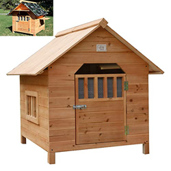 Casita para Perro Pequeño, Casita para Perro Mediano, Casita para Perro Grande, Casa Perro Madera, Caseta Perro, Impermeable Casa para Gatos Exteriore características
