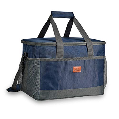 EKKONG 33L Bolsa Térmica Porta Alimentos, Bolsa Isotermica Nevera Portatil Bolsa Térmica, Bolsa de Almuerzo Térmica Impermeable Plegable Bolsa Termica