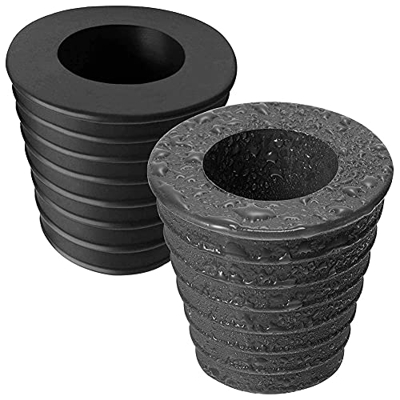 Kaxofang CuuA de Paraguas de 2 Piezas Adapta una un DiáMetro de Poste Paraguas 1,5 Pulgadas / 38 Mm, para Patio Apertura del Orificio de la Mesa o el 