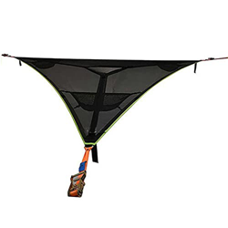 Ksodgun Hamaca para Varias Personas al Aire Libre Carpa de árbol aérea Grande Hamaca de Camping Cama de Red Hamaca Triangular características