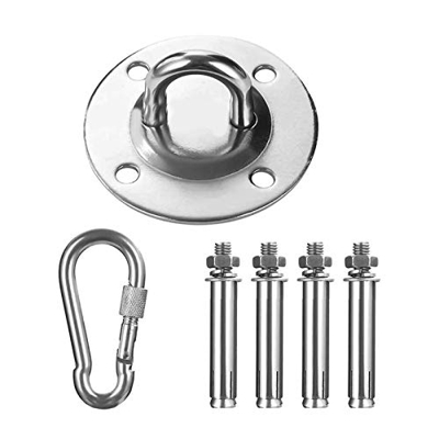 puseky Gancho de techo de acero inoxidable Soporte de techo Yoga Hamaca colgante conjunto para yoga aéreo