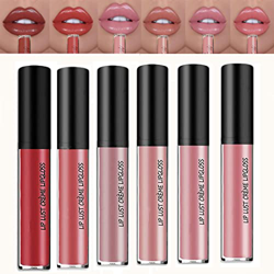12 Color Cream Texture Lipstick Waterproof, Lip Lust Creme, Lip Lust Creme Lip Gloss Waterproof, Matte Liquid Lipstick Makeup Set for Girls Women (6PC características