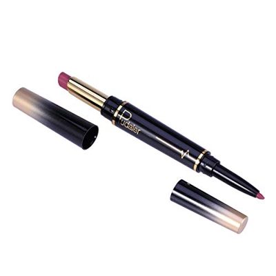 Taza antiadherente Barra de labios mate Lápiz labial lápiz delineador de labios de larga duración de color duradero Cosméticos (14)