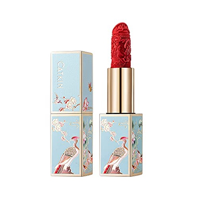 CATKIN Barra de Labios Mate Bálsamo Labial Roja Bálsamo de Labios Permanente Barra de Labios Hidratante Suave de Color Destacado (CO151)
