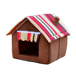 YHWD Plegable Casetas Perros Interior, Montaje Sencillo Caseta para Perros, Casetas Perros para Mascotas Disponible En Todas Las Temporadas,Marrón,L características