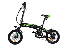 Amercook Bicicleta Eléctrica Plegable Kawasaki 16 en oferta