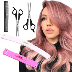 YMHPRIDE 5 piezas de herramientas de corte de cabello, herramienta de corte de cabello profesional para el hogar, kits de estilo de recortadora para e en oferta