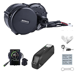 Bafang 250W 48V BBS01B Kit Mid Drive Juego de Conversión de Bicicleta Eléctrica Kit de Motor Central Bicicleta de Montaña, Batería Opcional 10/11,6/13 características