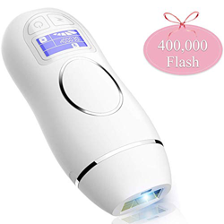 Facial y corporal con láser depilación 400.000 Flashes La eliminación del vello con láser sin dolor permanente del sistema con pantalla LCD for Mujere en oferta