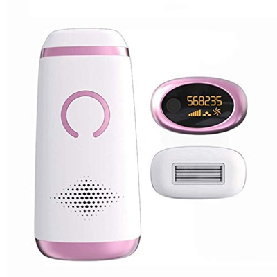 FUJGYLGL Dispositivo de depilación IPL, Depiladora láser con 500000 Flashes, Gran Cuerpo y removedor del Pelo Facial Puede ser Utilizado en la Pierna,