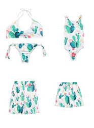 Madre e Hija Bikinis Traje de baño, Mamá bebé Bañadores de Mujer de Verano Playa, Conjunto de Bikini de Baño Niñas Traje de Baño (Niño, 8T) precio