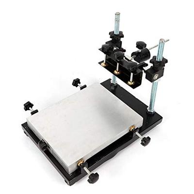 SMT - Impresora de plantillas, 300 x 240 mm, SMD, pasta adhesiva, máquina manual para PCB (altura regulable 0-120 mm)