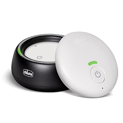 Chicco Vigilabebés Audio con Tecnología DECT y Luces de Colores, 300 Metros de Alcance, Micrófono Sensible, Activación por Voz, Modo Eco Inteligente, 