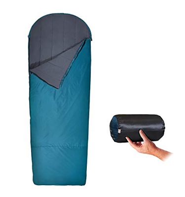 Litume 4,6°C Saco de Dormir de vellón de Terciopelo Ligero y ultraconfortante, Saco de Dormir Repelente al Agua para climas cálidos y fríos, Bolsas de