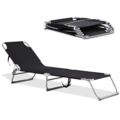 Rojo plegable Gravity tumbona reclinable silla de jardín tumbona de playa Holiday tabla reposacabezas diseño cilíndrico Summer Picnic barbacoa resiste
