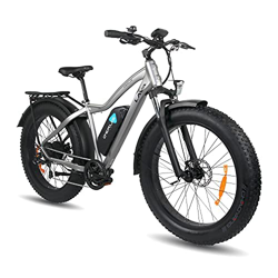 DERUIZ Bicicleta Eléctrica Plegable 20"/26"*4.0 E-Bike MTB Pedal Assist, Batería de Litio 48V 13Ah, Bicicleta Eléctrica para Adultos, Shimano 7 Veloci características
