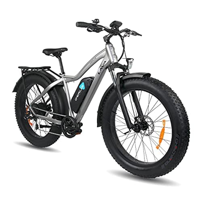 DERUIZ Bicicleta Eléctrica Plegable 20"/26"*4.0 E-Bike MTB Pedal Assist, Batería de Litio 48V 13Ah, Bicicleta Eléctrica para Adultos, Shimano 7 Veloci