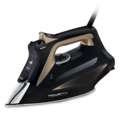 Rowenta Focus Excel DW5325 - Placha de vapor 2700 W, golpe de vapor 180 gr/min, vapor continuo 45 gr/min, suela Microsteam Laser 400, antigoteo, funci