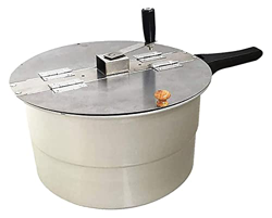 Makcorn Maker Stovetop Pop Palomn Popper Popper Mano agitación oleilla Caldera Palomitas de plástico Estufa de acero inoxidable (Size : 29x17cm) precio