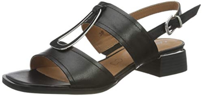 CAPRICE 9-9-28206-26, Sandalia con taln Mujer, Color Negro, 37 EU