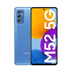 Samsung Galaxy M52 5G - Teléfono móvil sin tarjeta SIM, Android, Smartphone, 128 GB, Azul + (Versión ES) en oferta