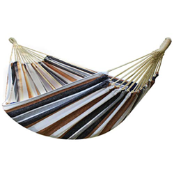 DAGCOT Hamacas de Camping Doble Hamaca al Aire Libre algodón y Lino Anti-Rollover Pared Colgando Colgando Camping Interior Espesado Swing Columpio características