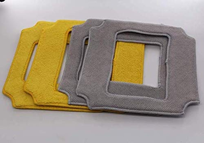 Mamibot Window Cleaner W120 y W120-T Accesorios Trapeador (4 Piezas = 2 Pieza Gris + 2 Pieza Amarillo)