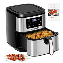 Freidora sin Aceite 7,5L, Roaprobe Freidora de aire, Air Fryer 1800W, on 9 Programas, Tiempo y Temperatura Ajustable, con Recetas para Patatas Fritas  precio