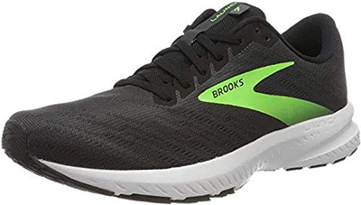 Brooks Launch 7, Zapatilla De Correr Hombre, Ebony/Black/Gecko, 42 EU
