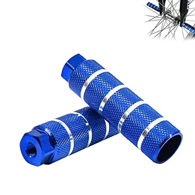 Pegs de Bicicleta, 2 Pcs Estribos de Bicicleta, Pinzas de pie para Bicicleta, Reposapies Bicicleta, Pegs de Apoyo Bicicleta Aleación de Aluminio BMX C