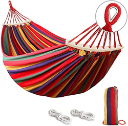 Hamaca de algodón para exteriores. en oferta