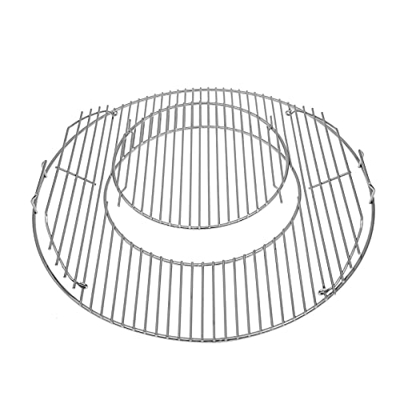 GriHero Parrillas para barbacoa, parrillas de cocina con bisagras, piezas de repuesto para parrilla al aire libre compatibles con Weber 8835, Weber 57