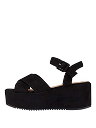 Marypaz, Sandalia plataforma sport para Mujer Negro T.38 EU características