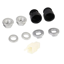 freneci Tuercas de Acero para buje de Bicicleta eléctrica Arandela de Seguridad Tuercas de Bloqueo de Rueda de Bicicleta eléctrica Tornillo de Eje de  en oferta